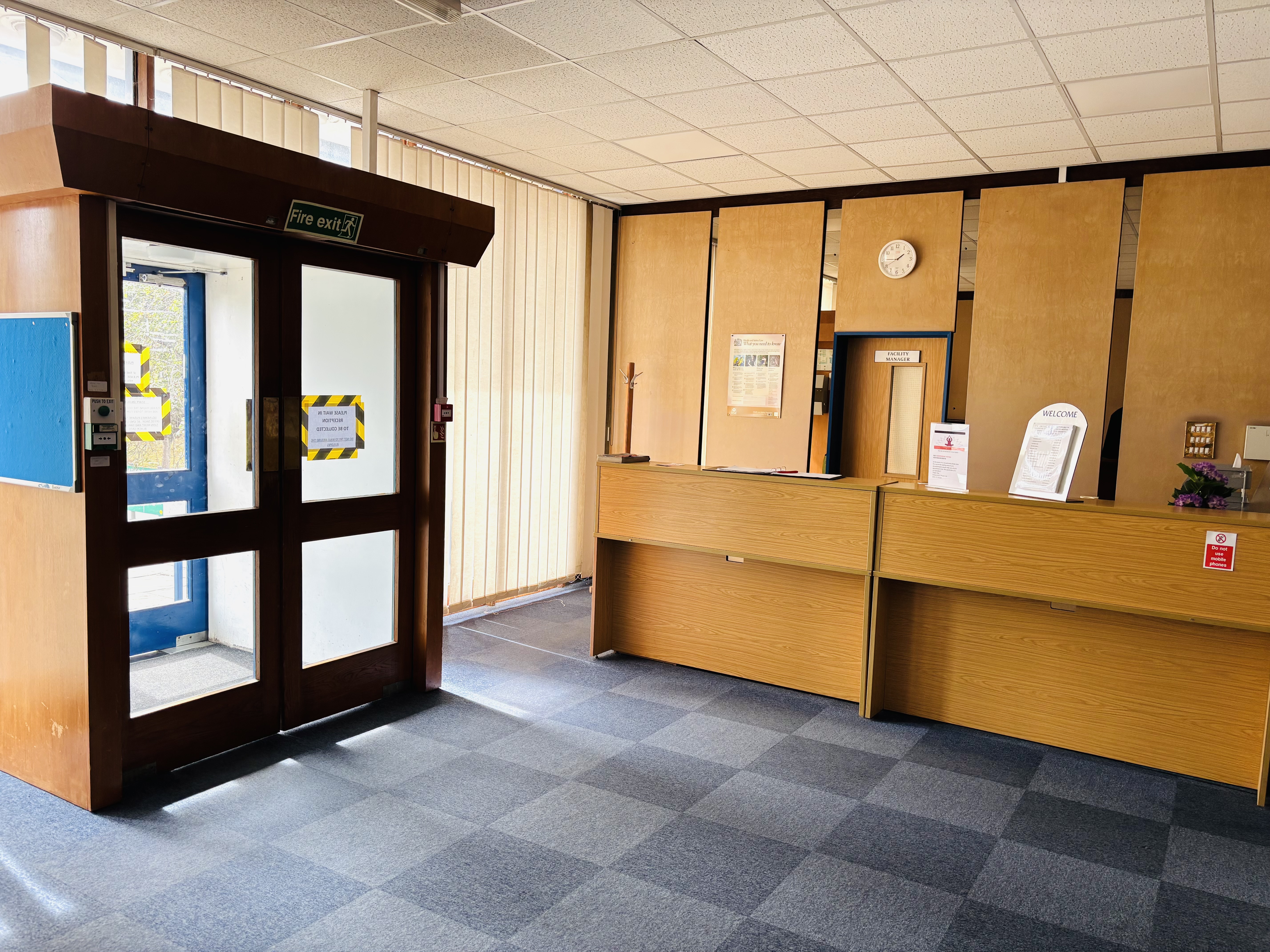Reception area